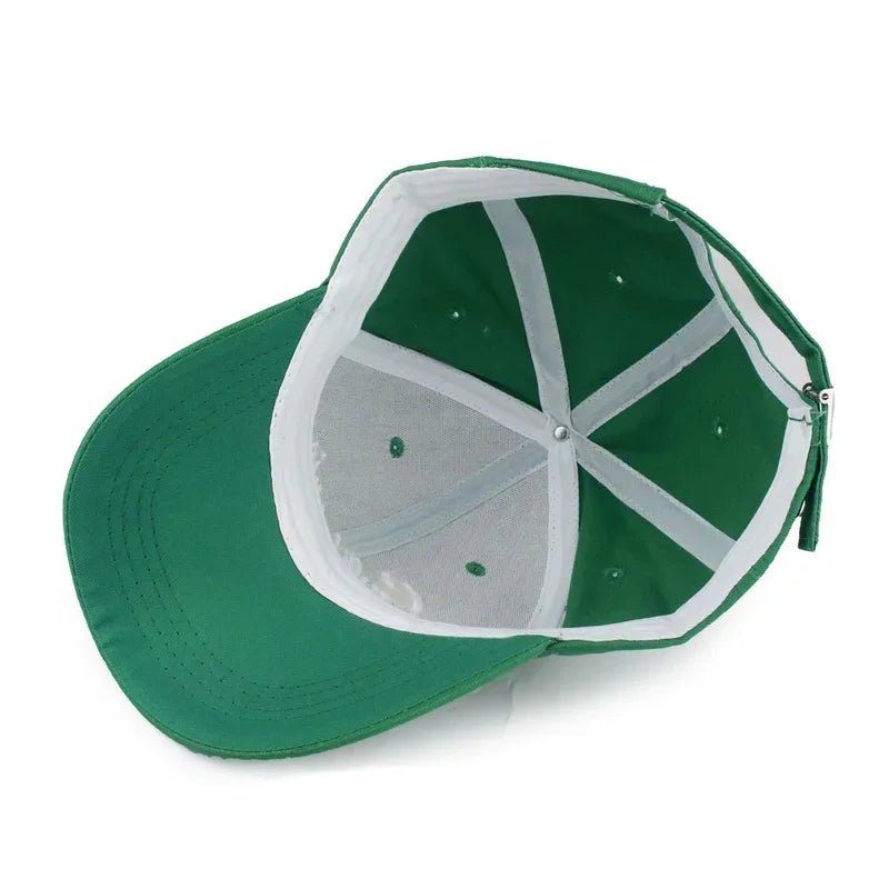 Men's 3D California Embroidered Baseball Cap – Green Snapback for Streetwear and Casual Cool - My Wear Clothing Co