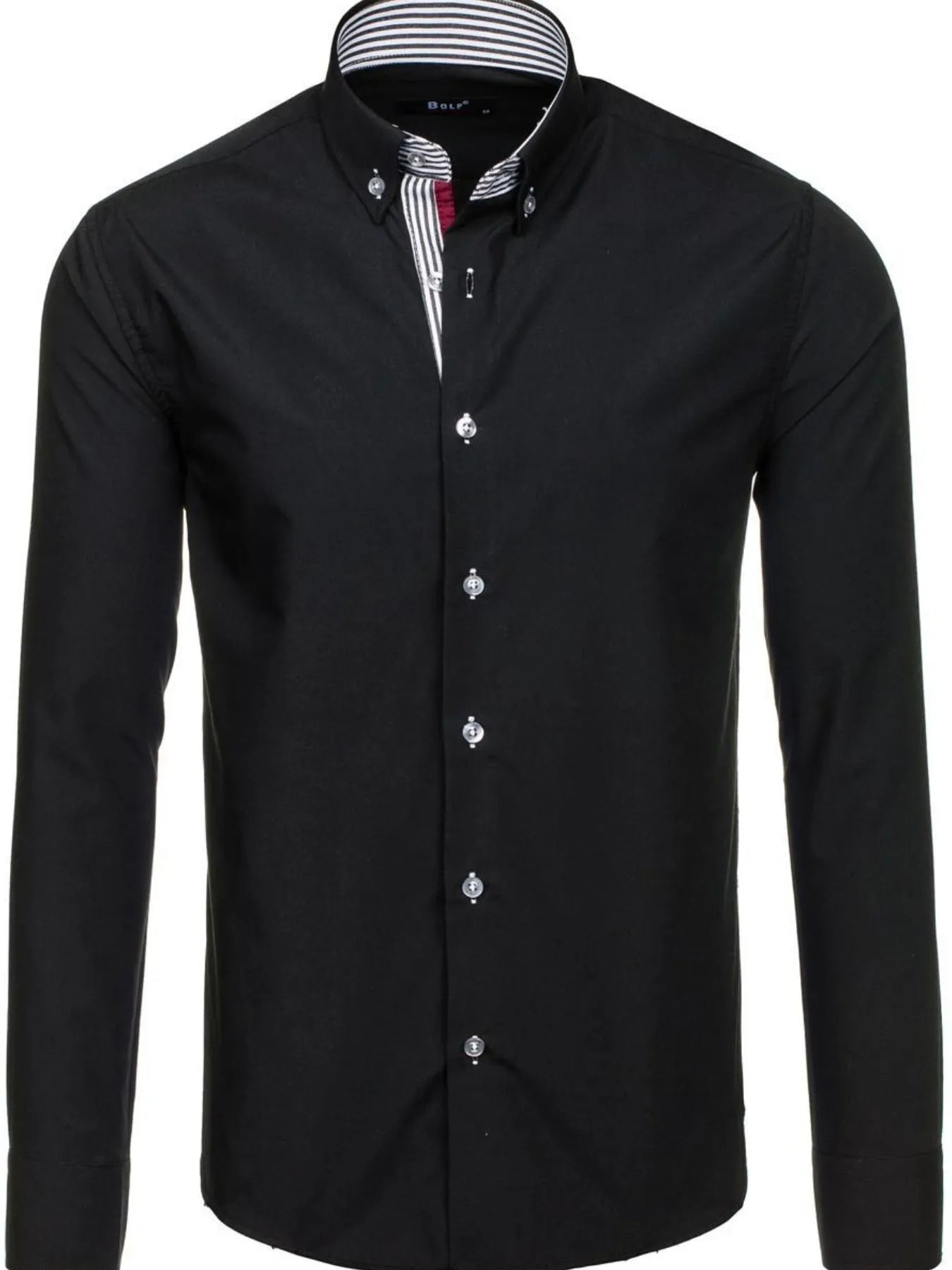 Men's Button - Down Shirt with Striped Detail - My Wear Clothing Co