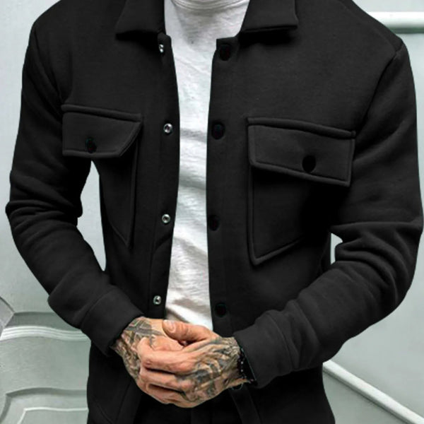 Men's Button - Up Long Sleeve Jacket (S–3XL) – Clean Cut, Everyday Ready - My Wear Clothing Co