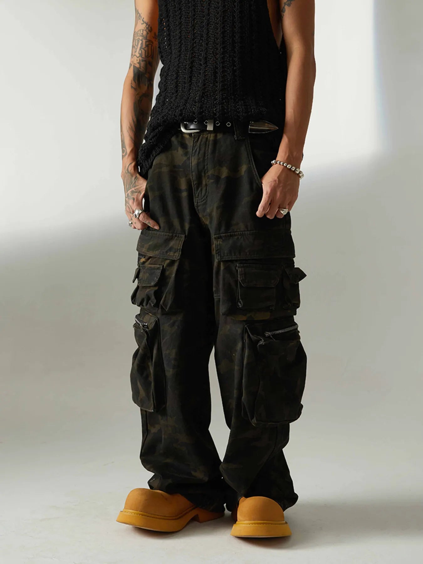 Men's Camo Multi - Pocket Cargo Pants - My Wear Clothing Co