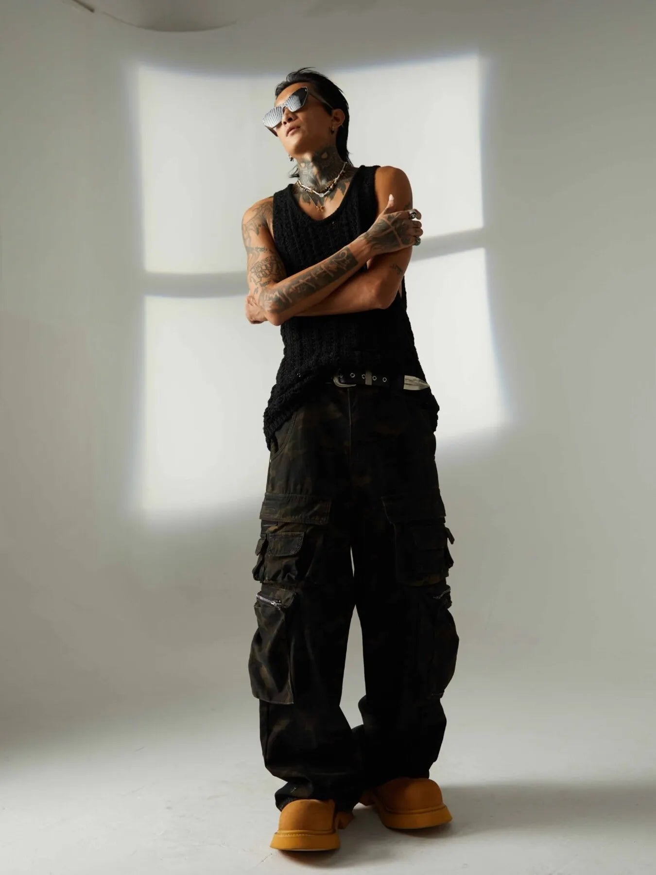 Men's Camo Multi - Pocket Cargo Pants - My Wear Clothing Co