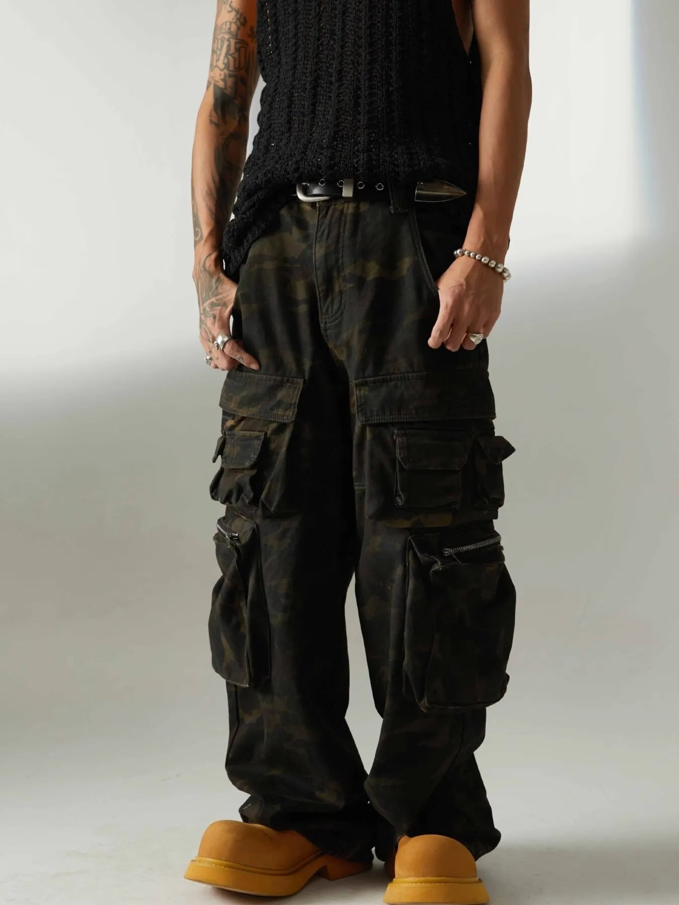 Men's Camo Multi - Pocket Cargo Pants - My Wear Clothing Co