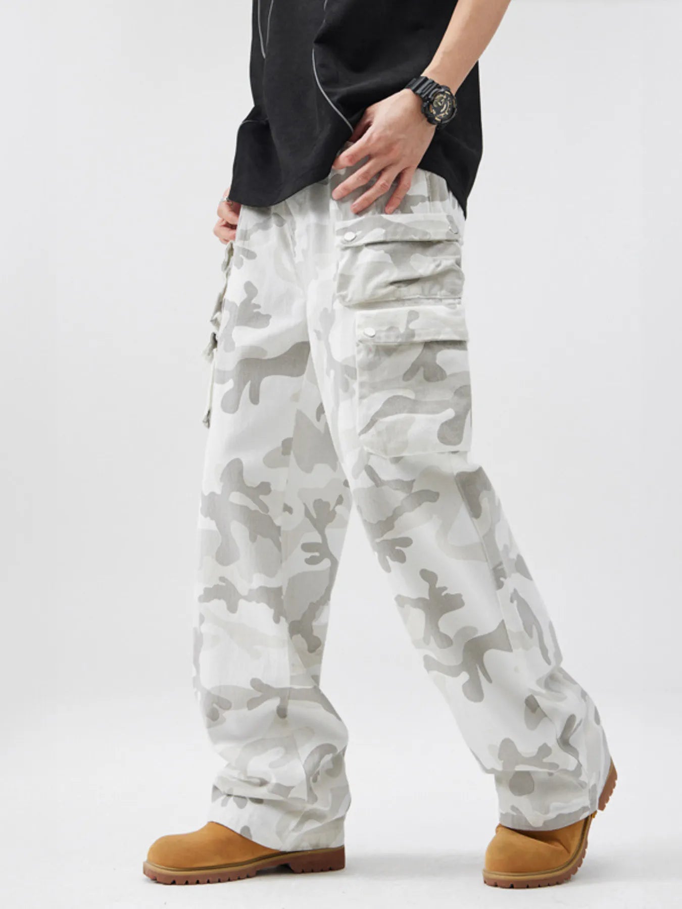 Men's Camouflage Cargo Pants - Classic Cargo Look - My Wear Clothing Co