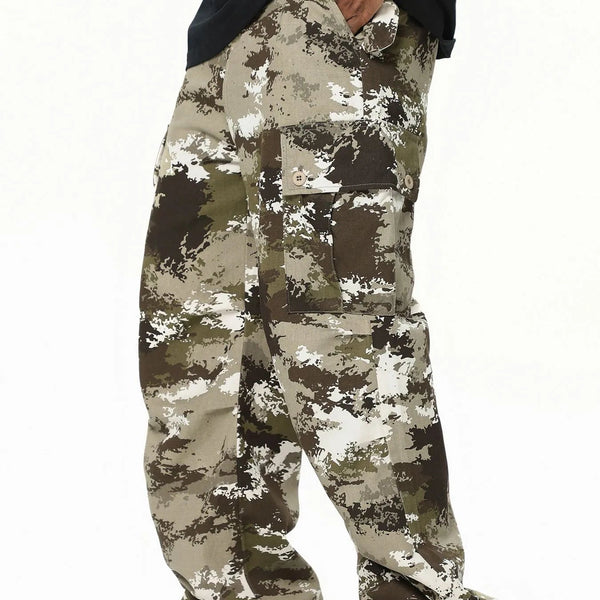 Men's Camouflage Cargo Pants (S–XL) – Wide Leg, All - Terrain Style - My Wear Clothing Co