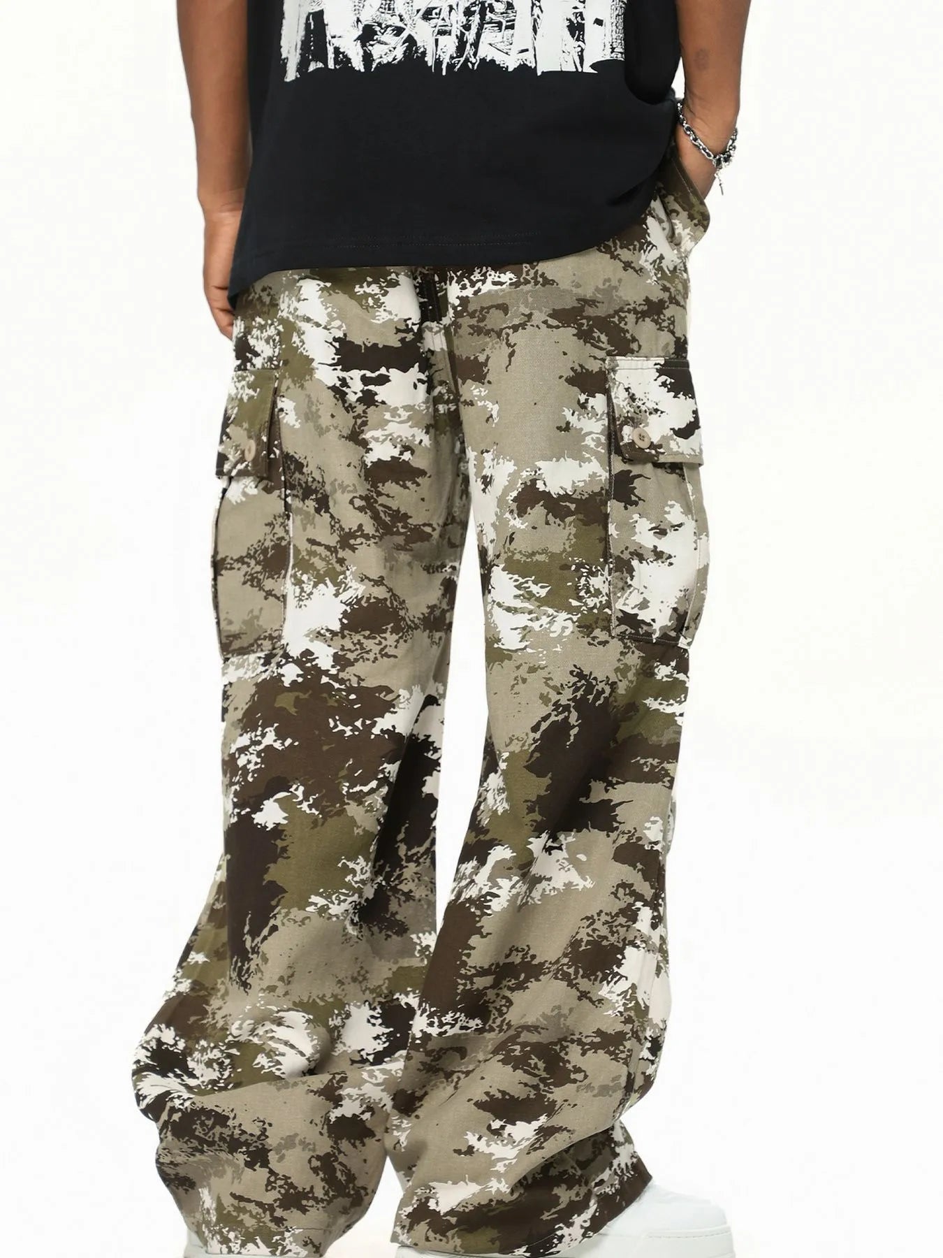 Men's Camouflage Cargo Pants (S–XL) – Wide Leg, All - Terrain Style - My Wear Clothing Co