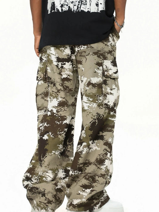 Men's Camouflage Cargo Pants (S–XL) – Wide Leg, All - Terrain Style - My Wear Clothing Co