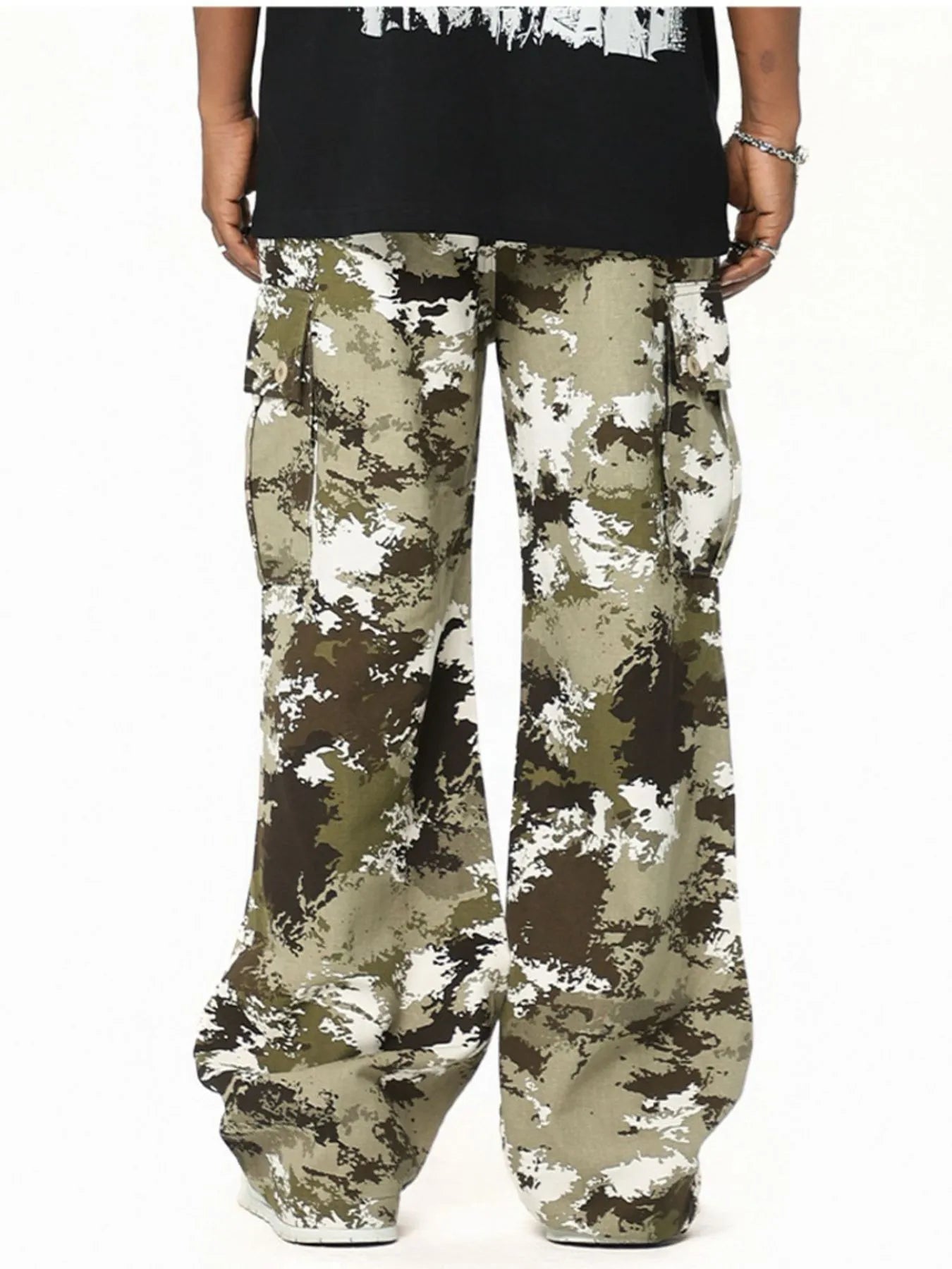 Men's Camouflage Cargo Pants (S–XL) – Wide Leg, All - Terrain Style - My Wear Clothing Co