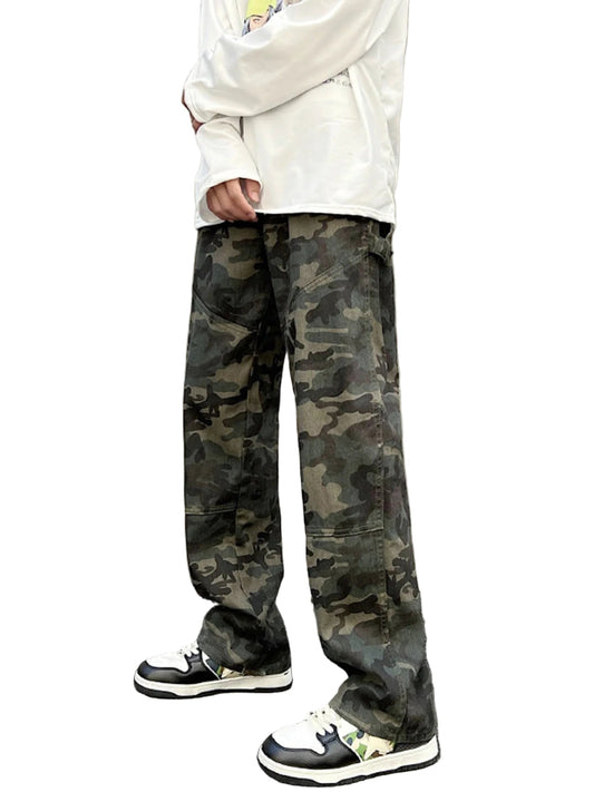 Men’s Camouflage Loose Fit Jeans – My Wear - My Wear Clothing Co