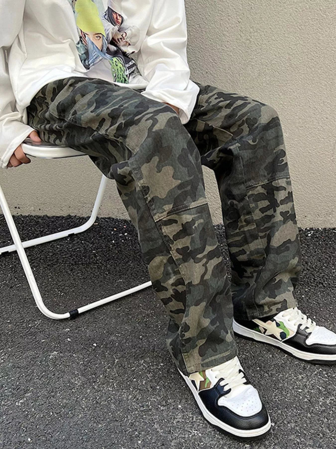 Men’s Camouflage Loose Fit Jeans – My Wear - My Wear Clothing Co