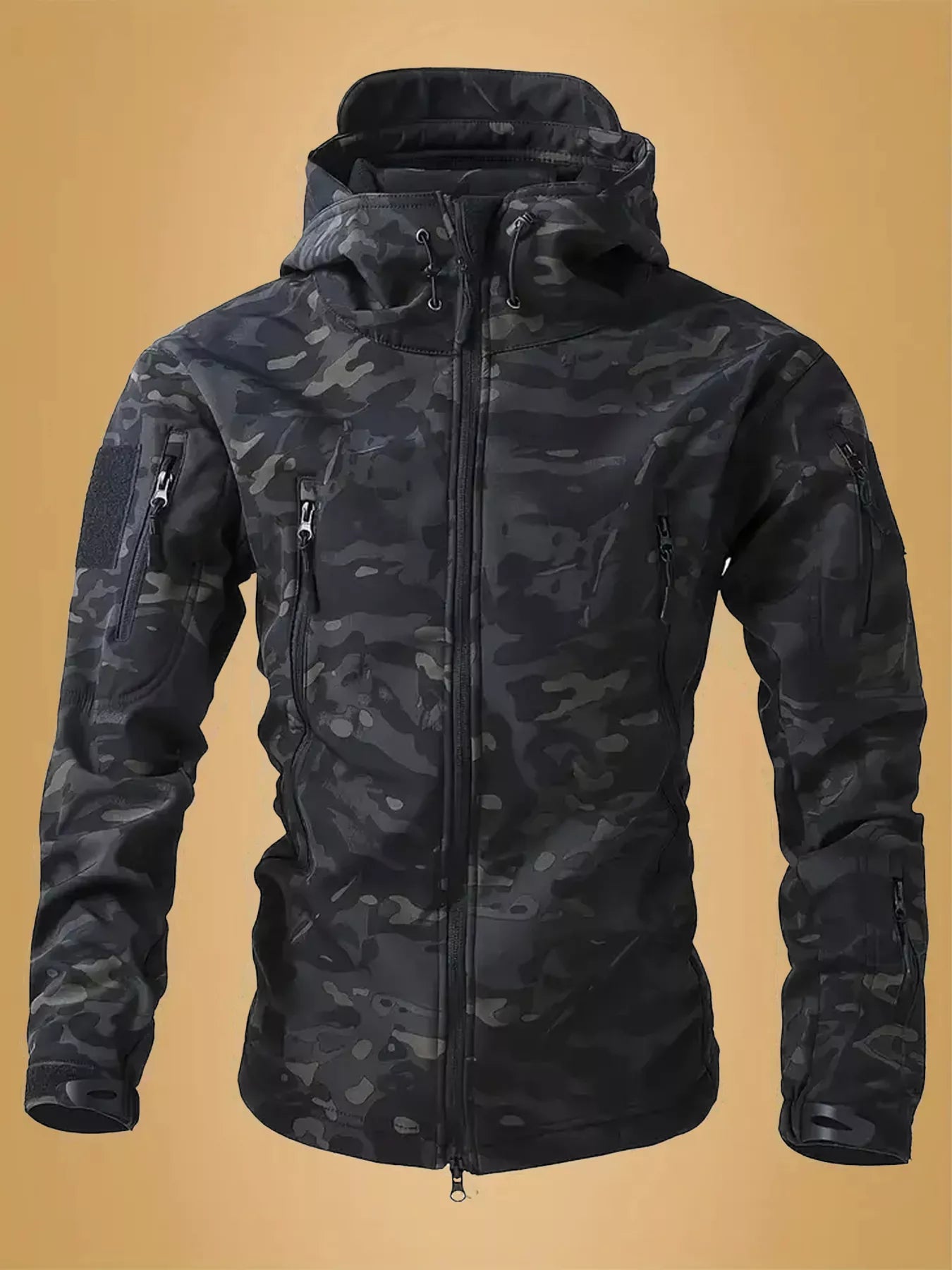 Men's Camouflage Zip Up Hooded Jacket - My Wear Clothing Co
