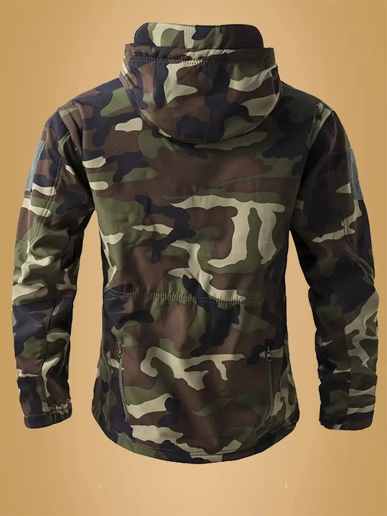 Men's Camouflage Zip Up Hooded Jacket - My Wear Clothing Co