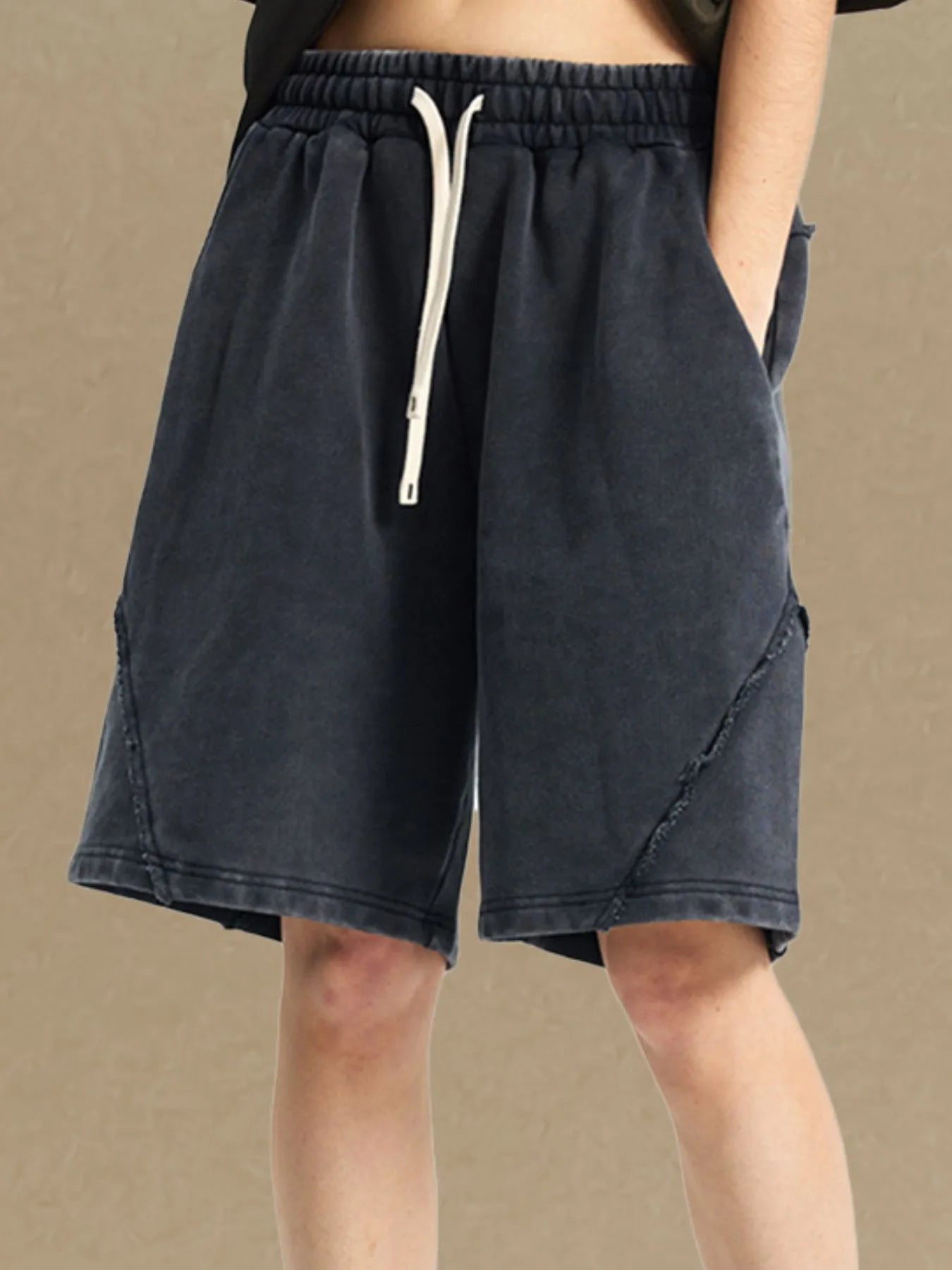 Men's Casual Drawstring Washed Shorts - My Wear Clothing Co