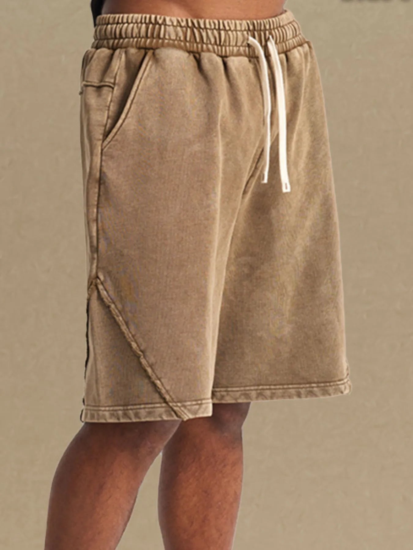 Men's Casual Drawstring Washed Shorts - My Wear Clothing Co
