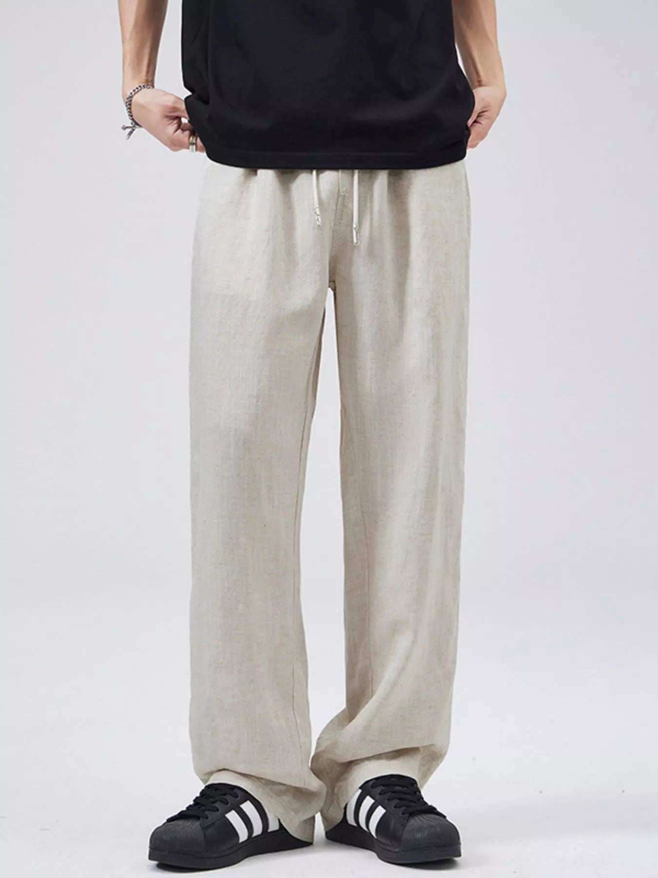 Men’s Casual Loose - Fit Drawstring Pants - My Wear Clothing Co