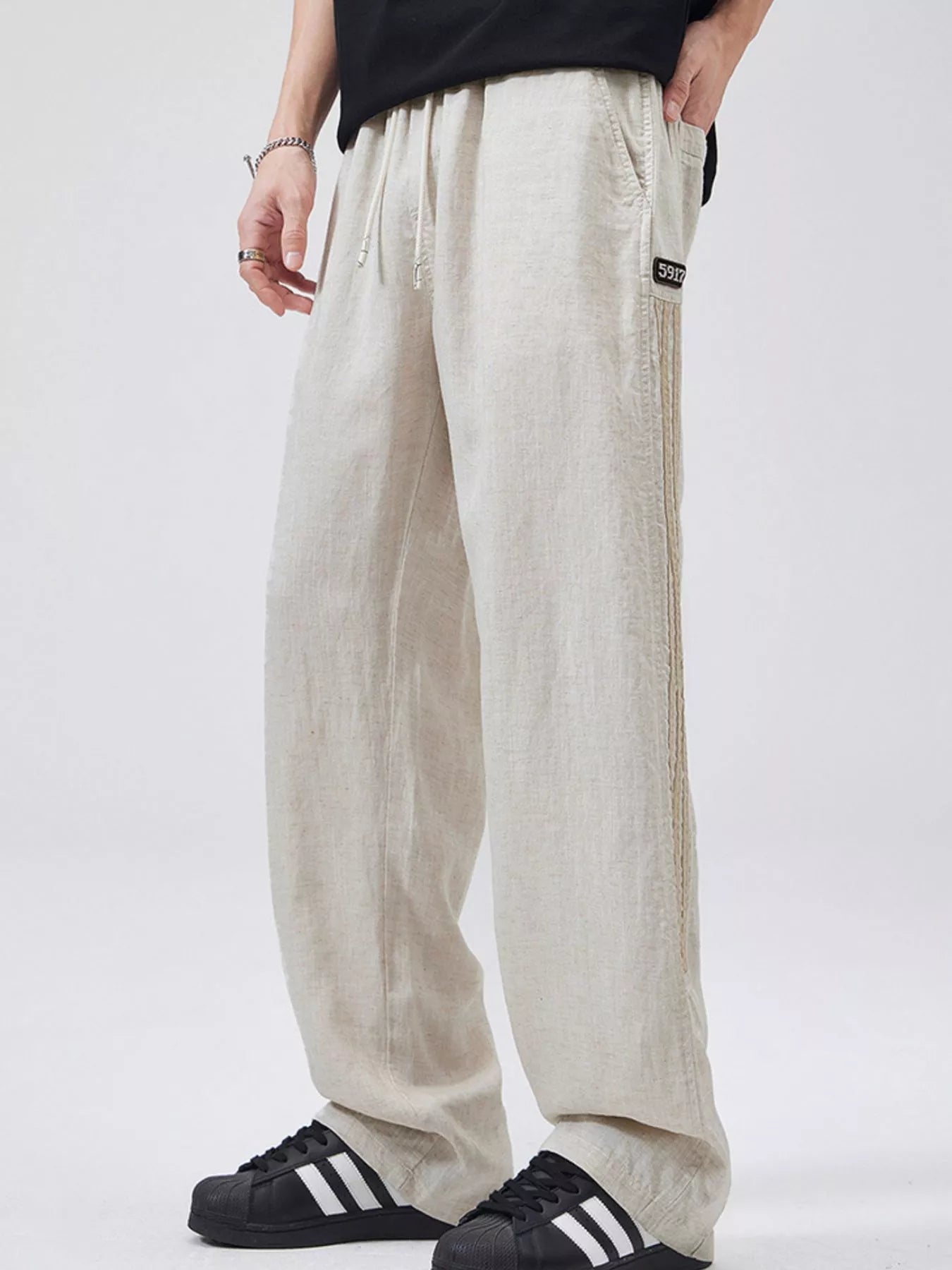Men’s Casual Loose - Fit Drawstring Pants - My Wear Clothing Co