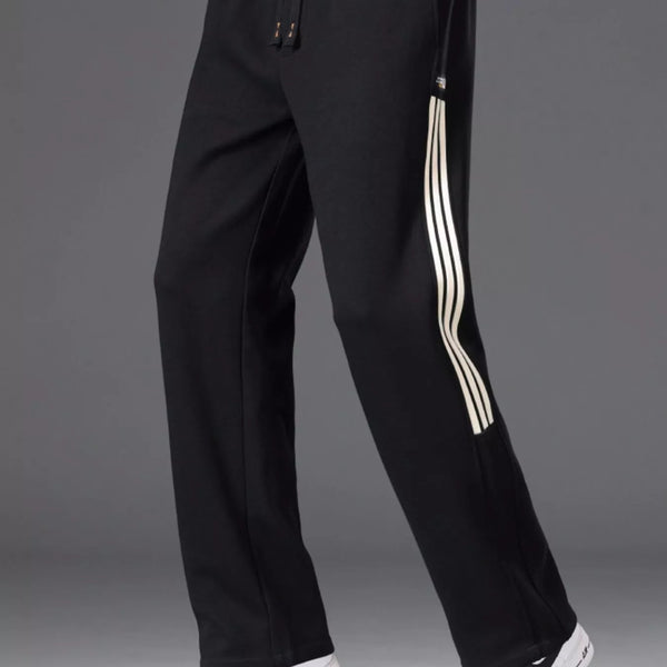 Men's Casual Striped Wide Leg Pants - My Wear Clothing Co