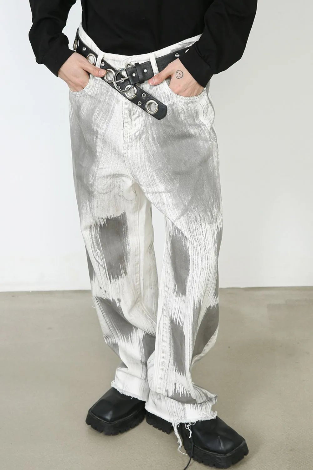 Men's Contrast Loose Jeans – Relaxed Fit, Timeless Style - My Wear Clothing Co