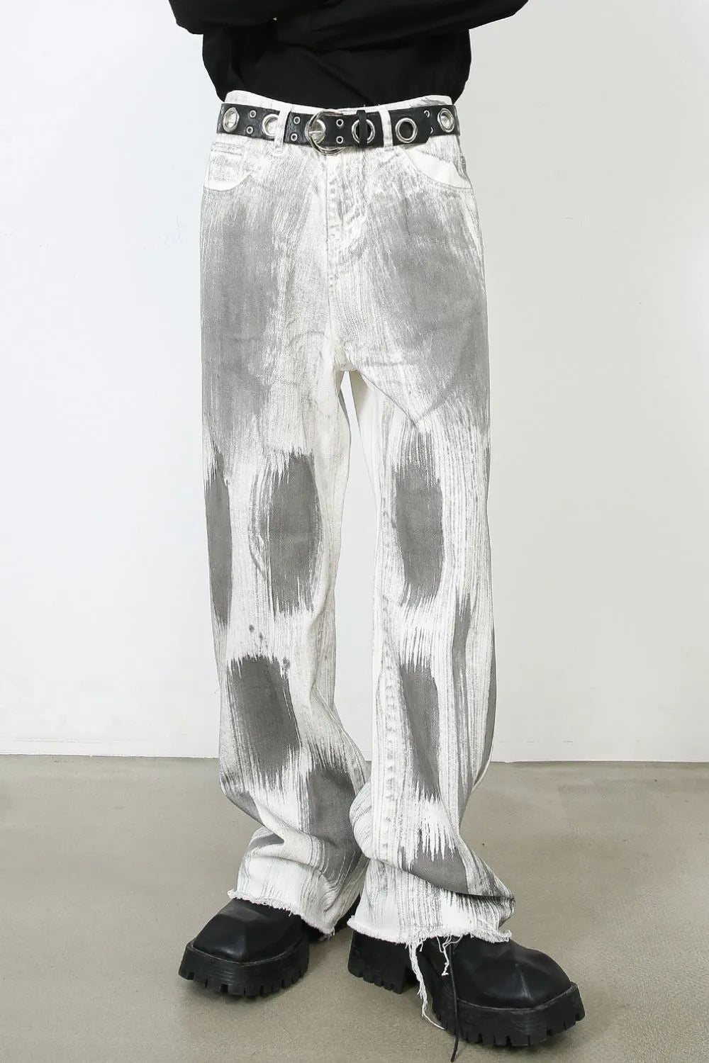 Men's Contrast Loose Jeans – Relaxed Fit, Timeless Style - My Wear Clothing Co