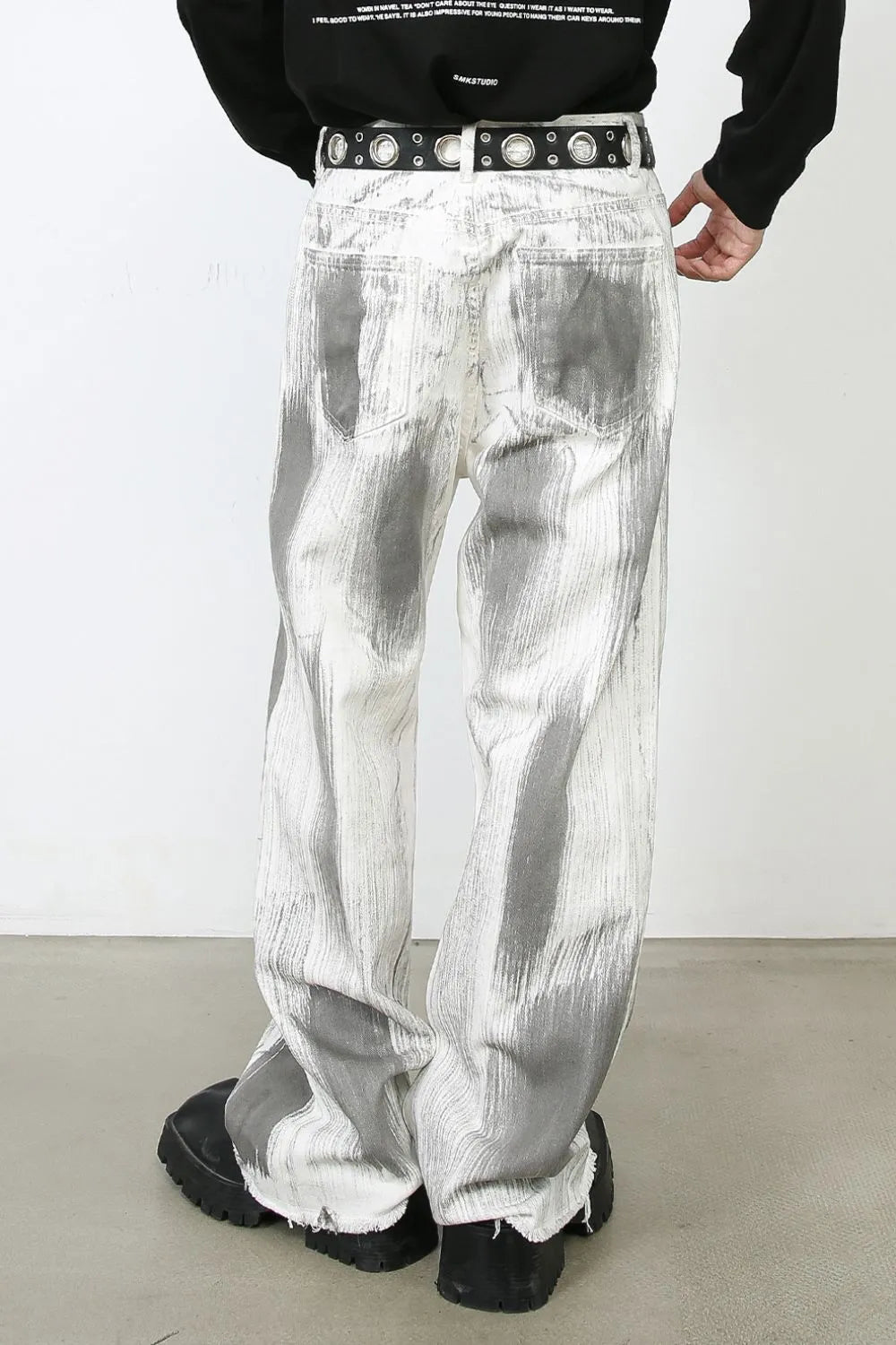 Men's Contrast Loose Jeans – Relaxed Fit, Timeless Style - My Wear Clothing Co