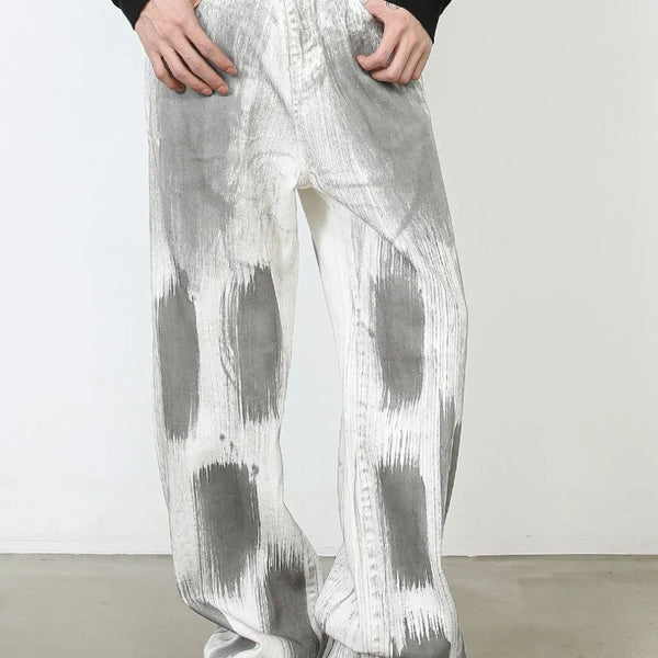 Men's Contrast Loose Jeans – Relaxed Fit, Timeless Style - My Wear Clothing Co