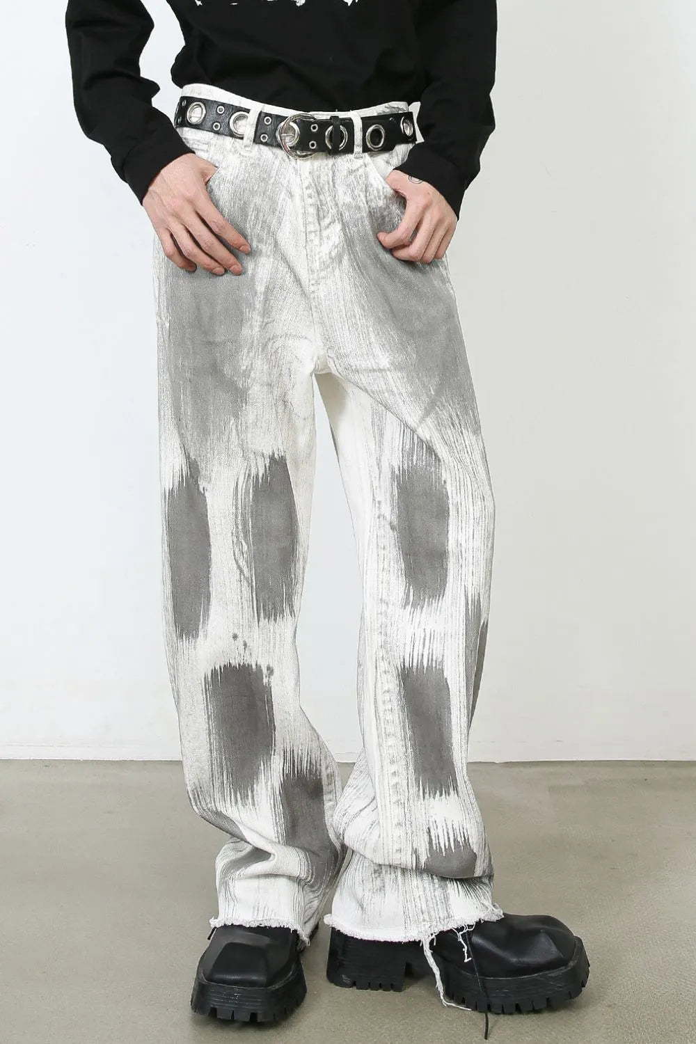 Men's Contrast Loose Jeans – Relaxed Fit, Timeless Style - My Wear Clothing Co