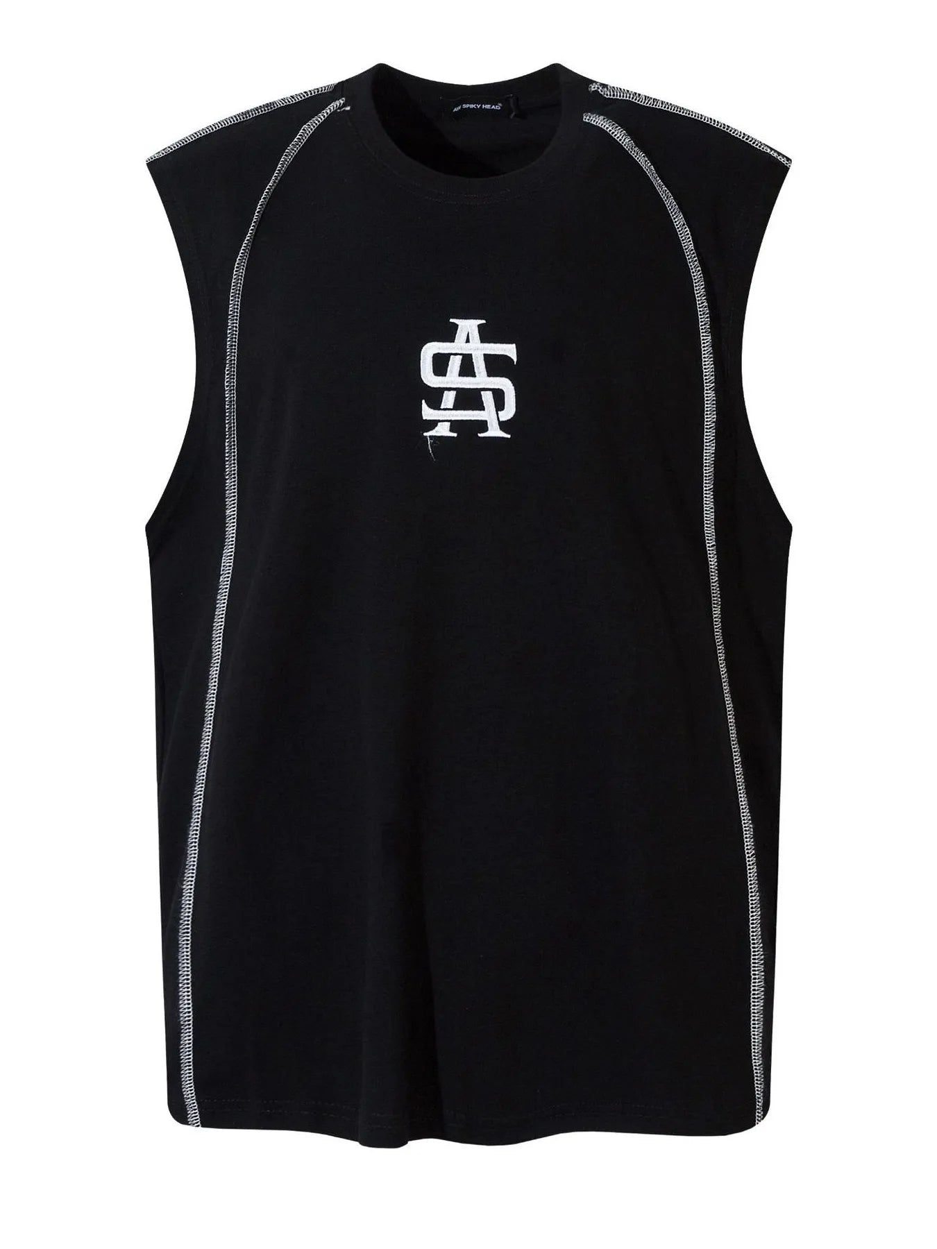 Men's Contrast Trim Round Neck Tank - My Wear Clothing Co