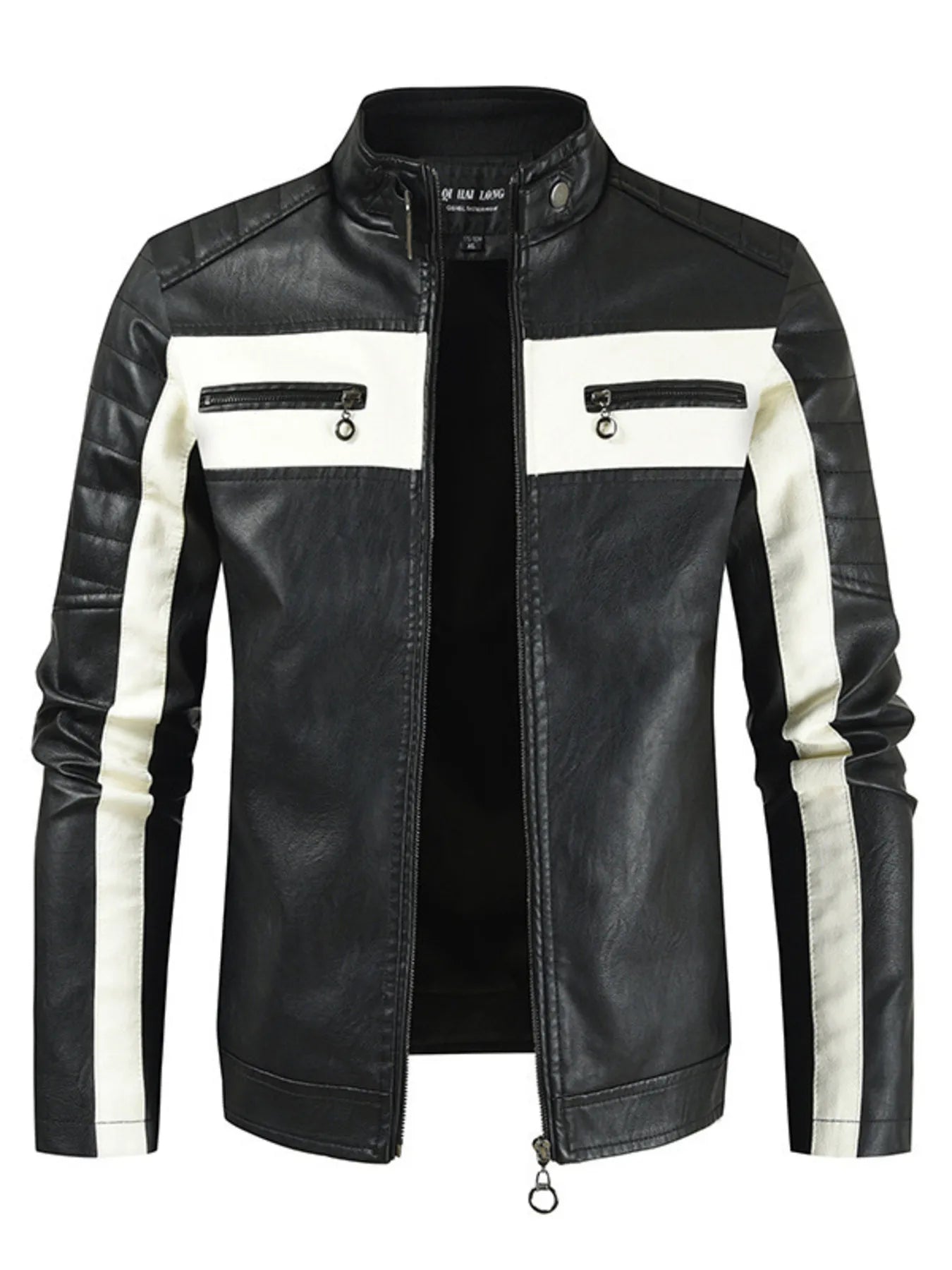 Men's Contrast Zip - Up Jacket (M–5XL) – Sleek Finish, Urban Edge - My Wear Clothing Co