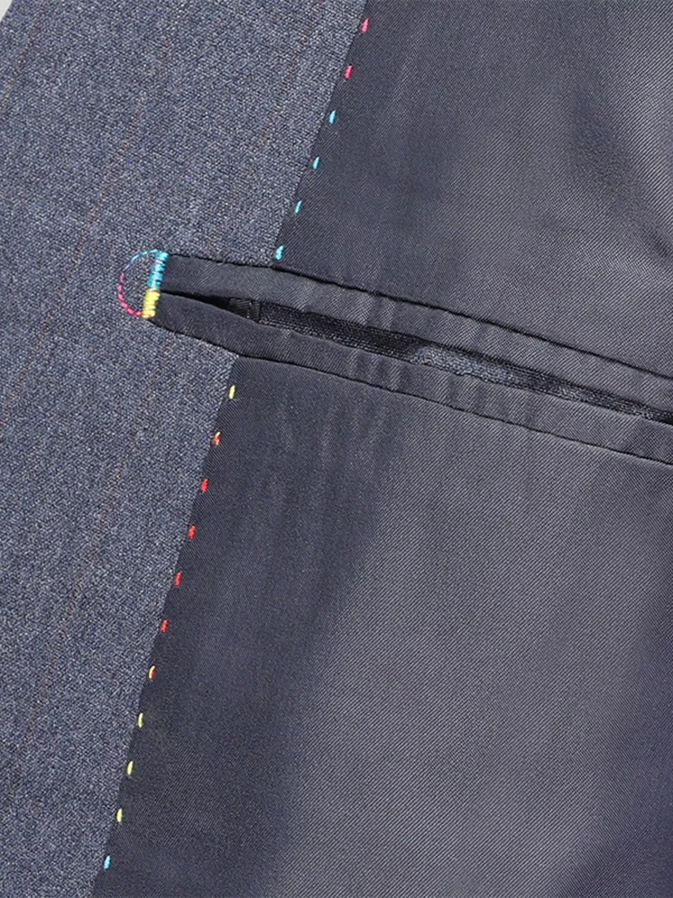 Men’s Dark Grey Lapel Collar Blazer & Pants Suit Set - My Wear Clothing Co