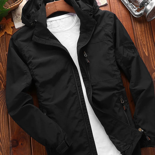 Men's Designer Lightweight Hooded Windproof Outdoor Jacket - Wear It Your Way - My Wear Clothing Co