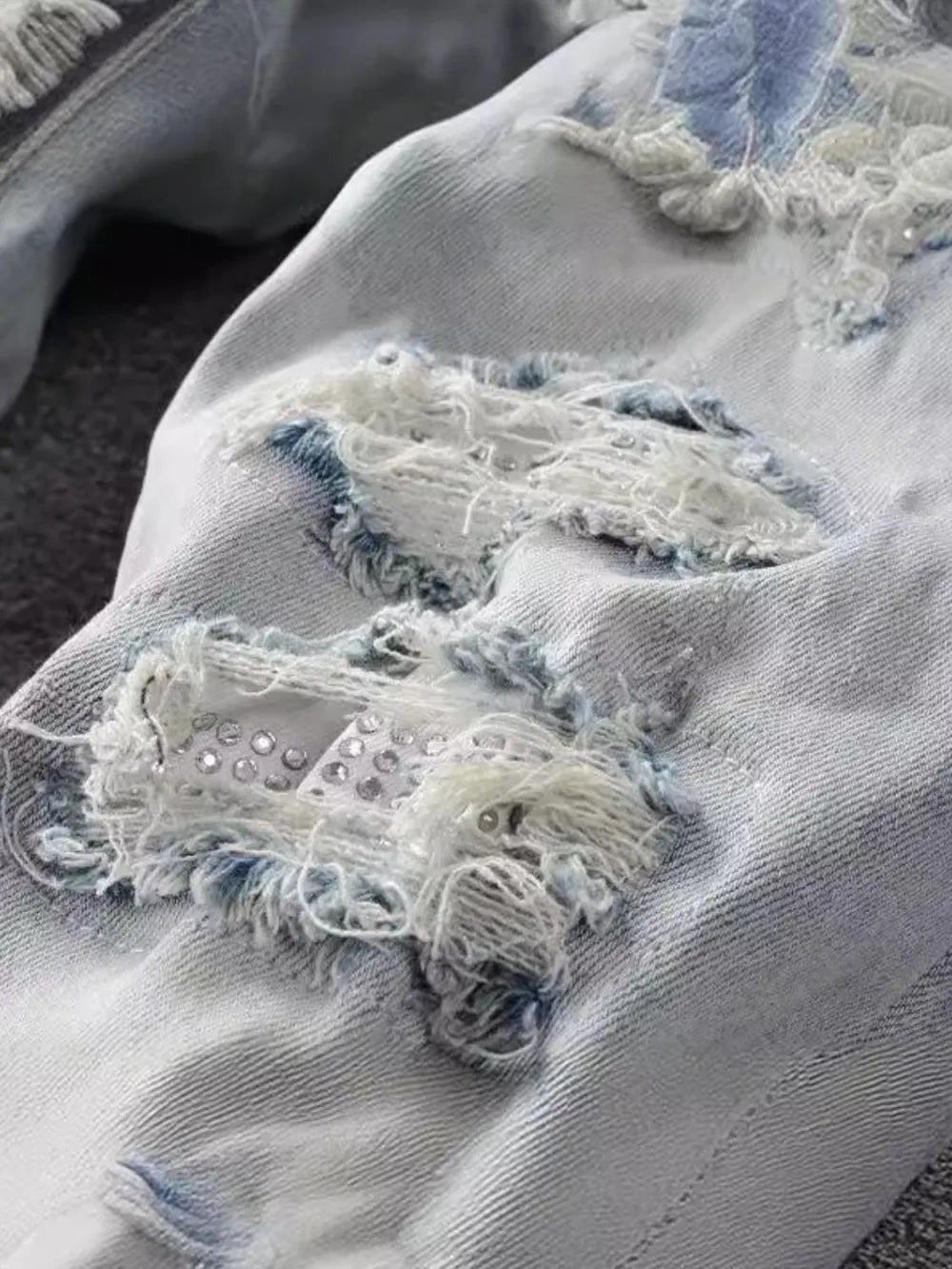 Men's Distressed Denim Jeans with Pockets – Rugged Style, Everyday Function - My Wear Clothing Co