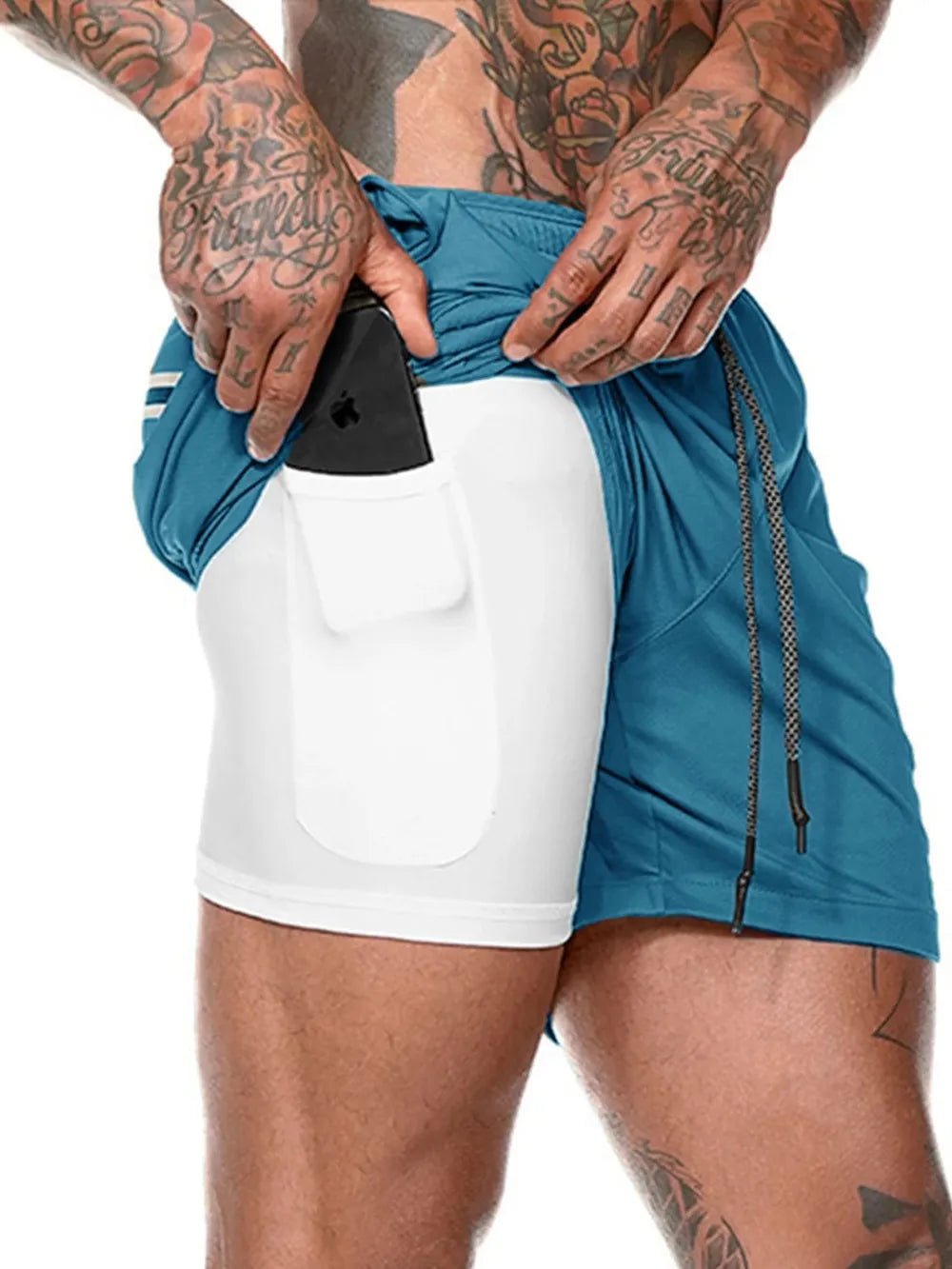 Men’s Drawstring Active Shorts – Gym Ready - My Wear Clothing Co