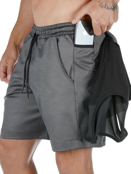 Men’s Drawstring Active Shorts with Pockets - My Wear Clothing Co