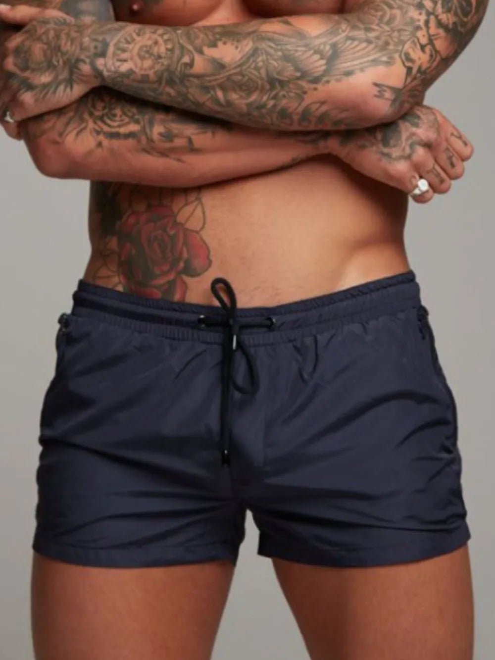 Men's Drawstring Active Shorts – Zip and Go Edition - My Wear Clothing Co