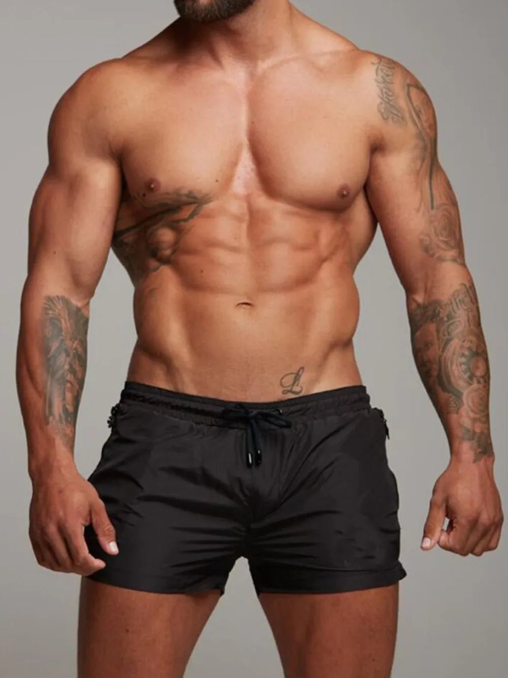 Men's Drawstring Active Shorts – Zip and Go Edition - My Wear Clothing Co