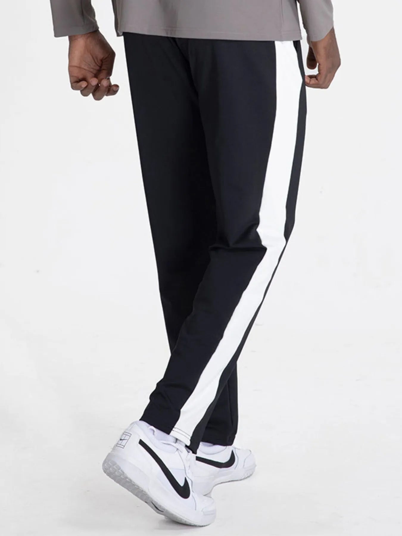 Men's Drawstring Contrast Active Pants - My Wear Clothing Co