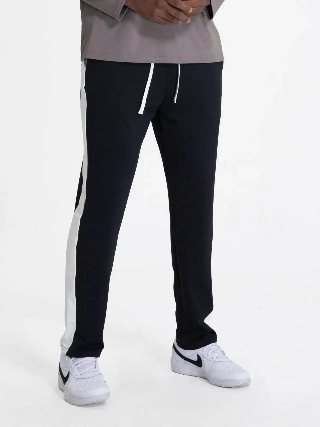 Men's Drawstring Contrast Active Pants - My Wear Clothing Co