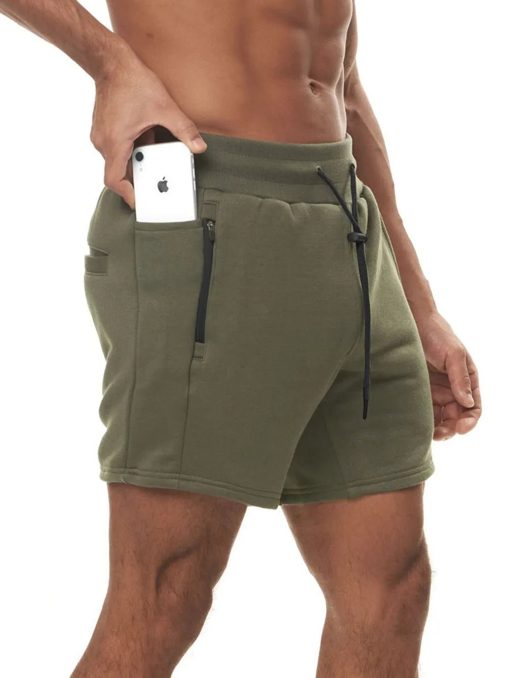 Men’s Drawstring High Waist Active Shorts - Wear It Your Way - My Wear Clothing Co