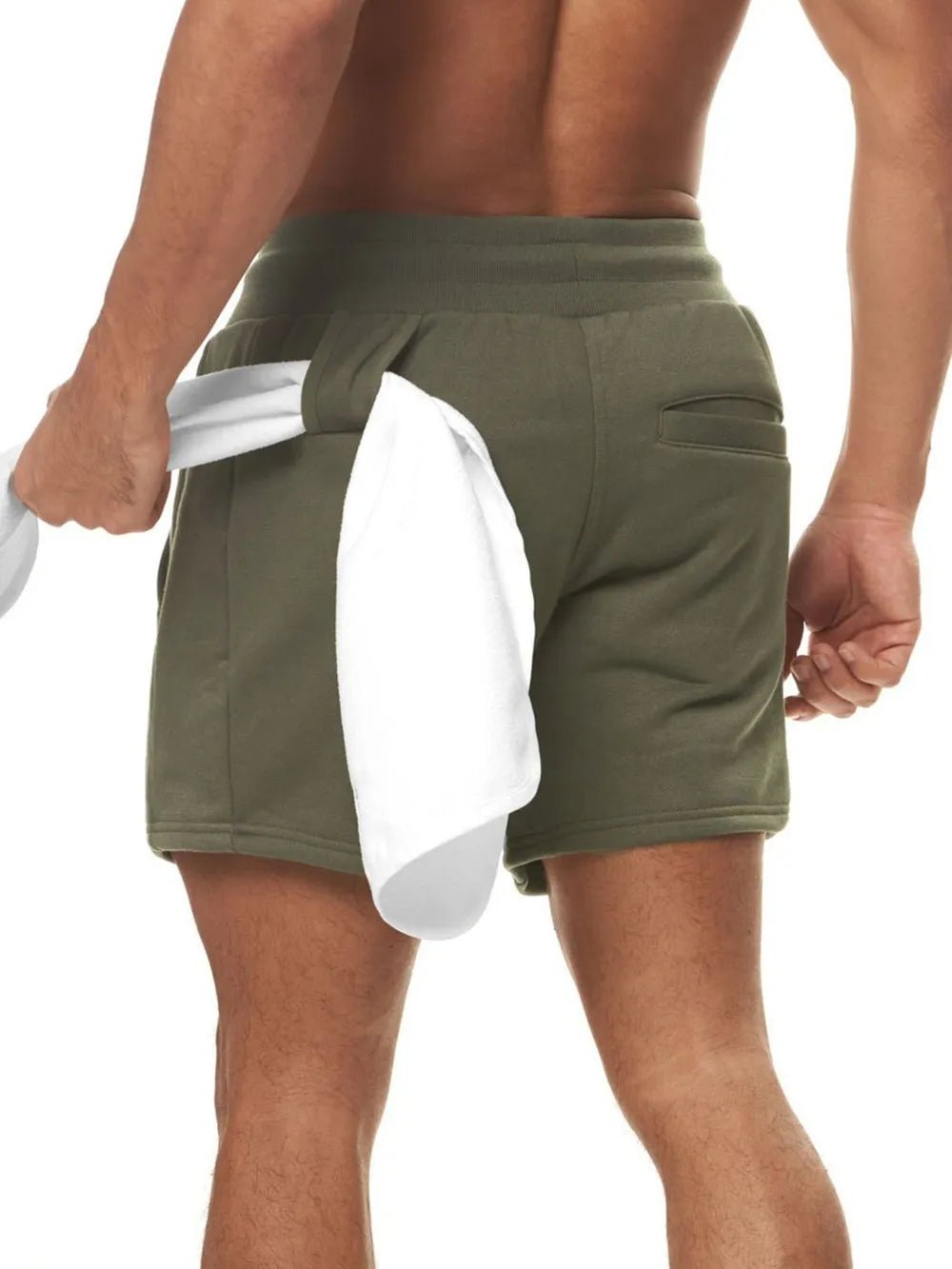 Men’s Drawstring High Waist Active Shorts - Wear It Your Way - My Wear Clothing Co