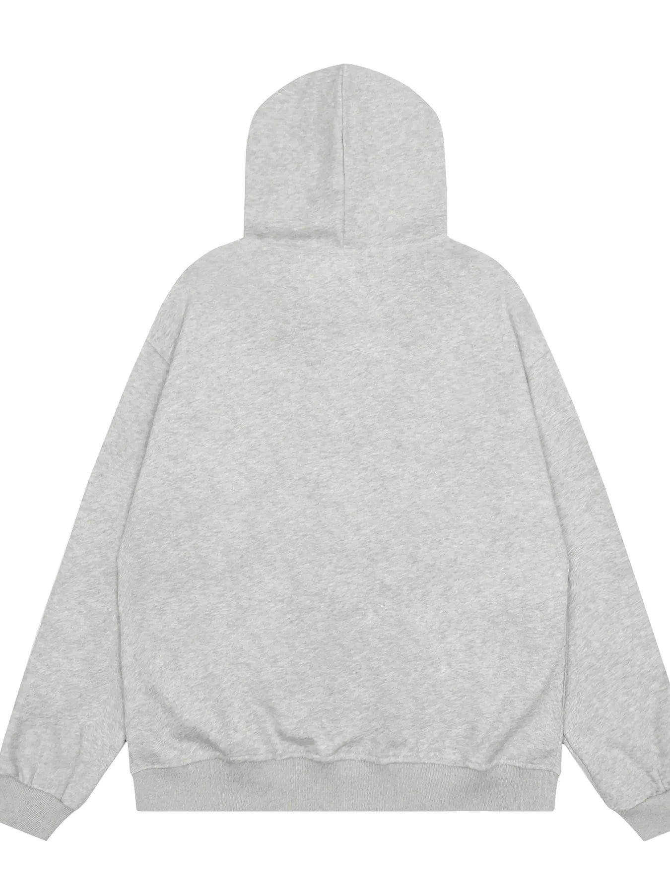 Men's Drawstring Letter Zip Up Hoodie - My Wear Clothing Co