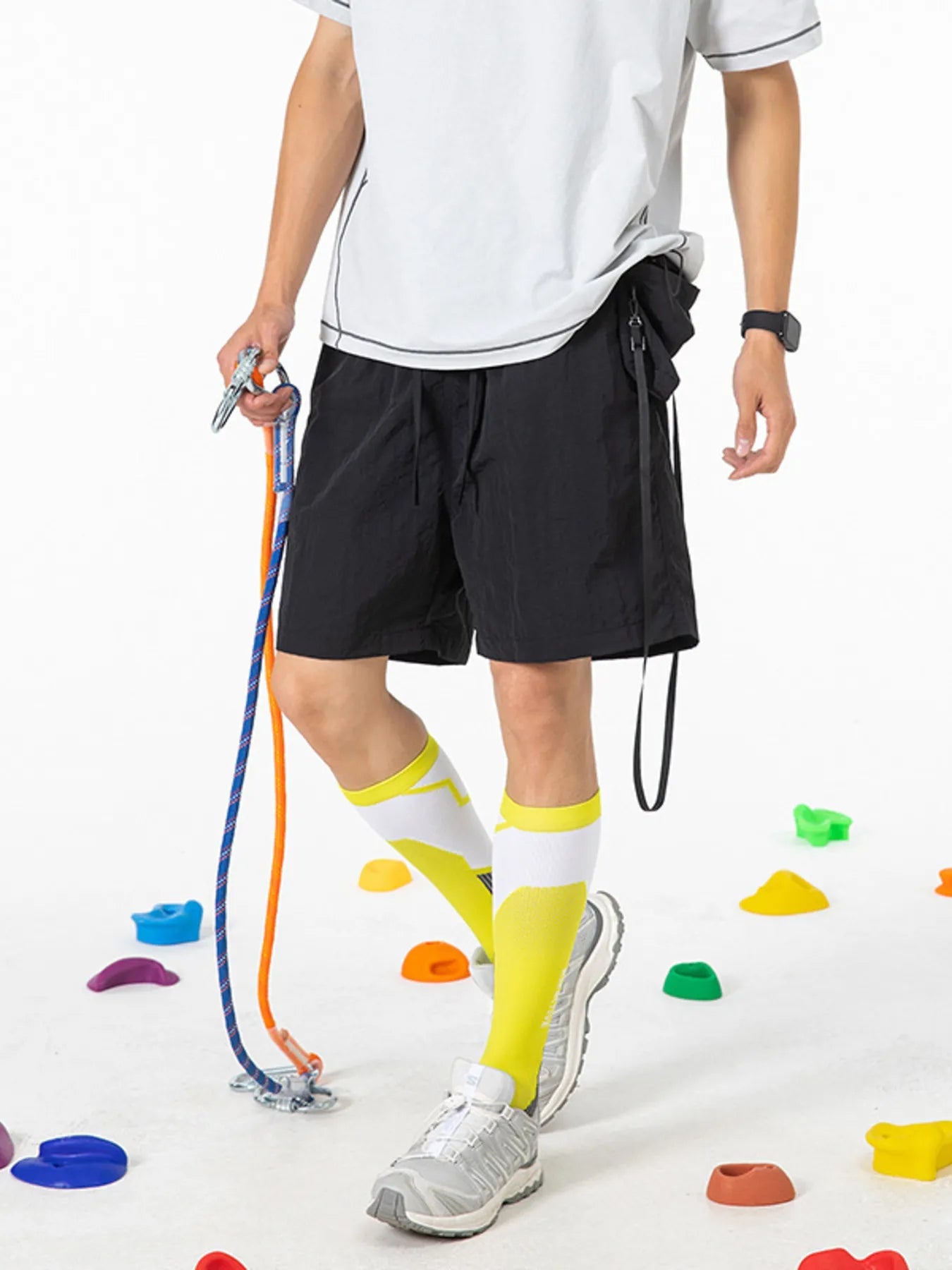 Men's Drawstring Pocketed Active Shorts - My Wear Clothing Co