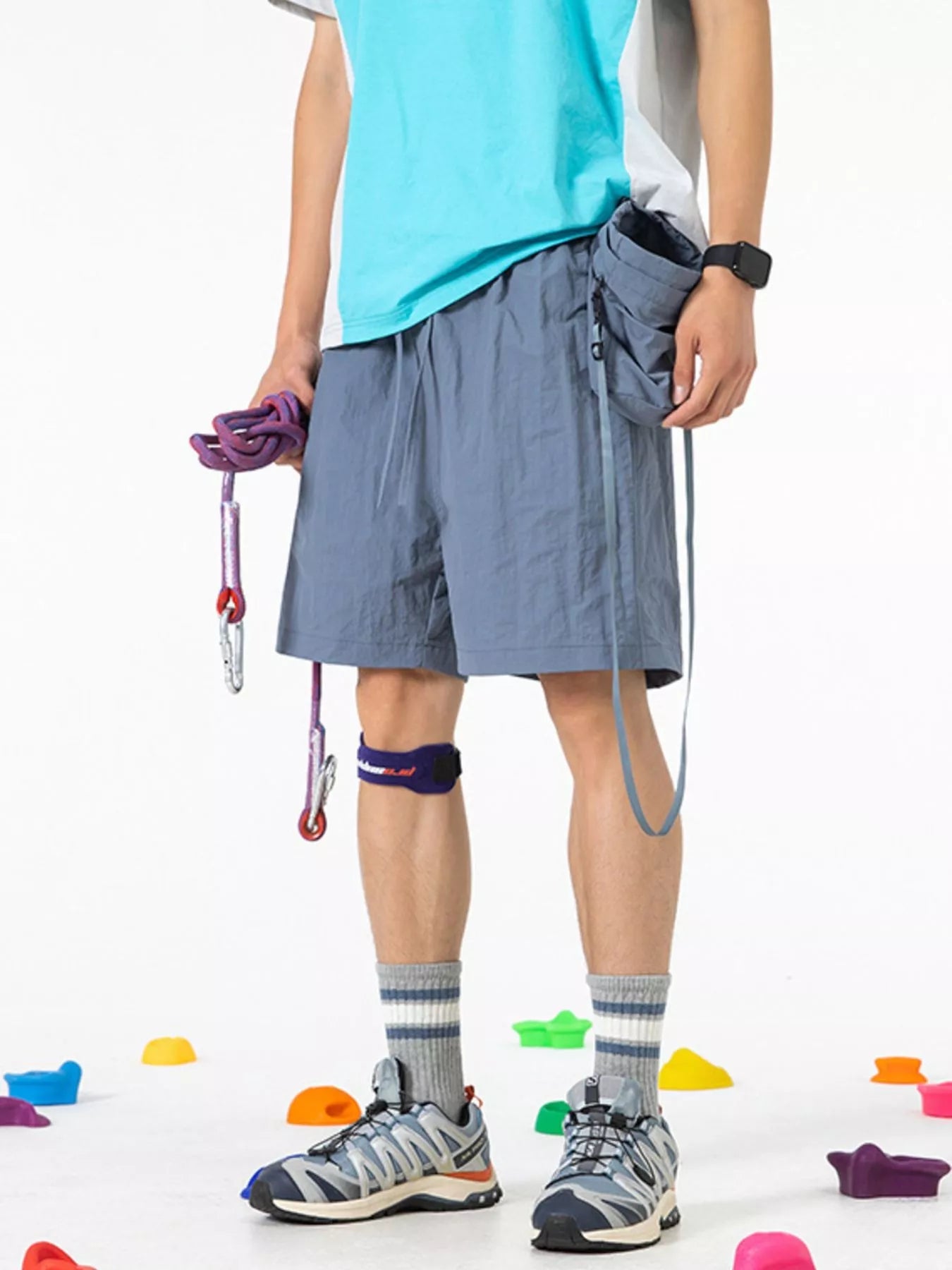 Men's Drawstring Pocketed Active Shorts - My Wear Clothing Co