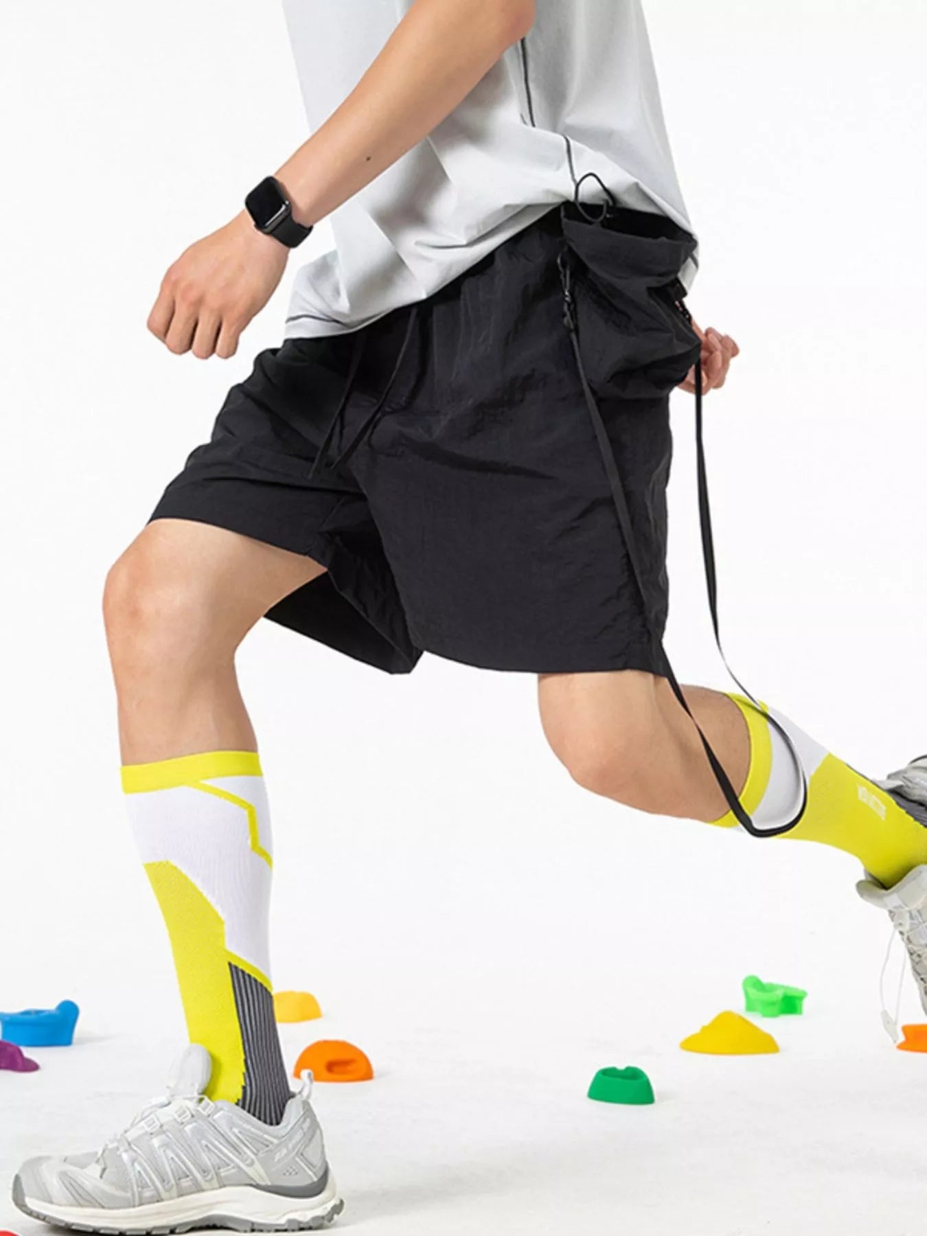 Men's Drawstring Pocketed Active Shorts - My Wear Clothing Co