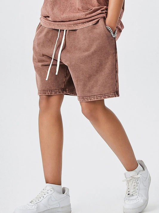 Men's Drawstring Washed Shorts - My Wear Clothing Co