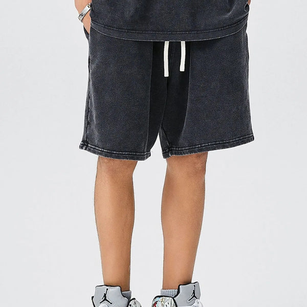 Men's Drawstring Washed Shorts - My Wear Clothing Co