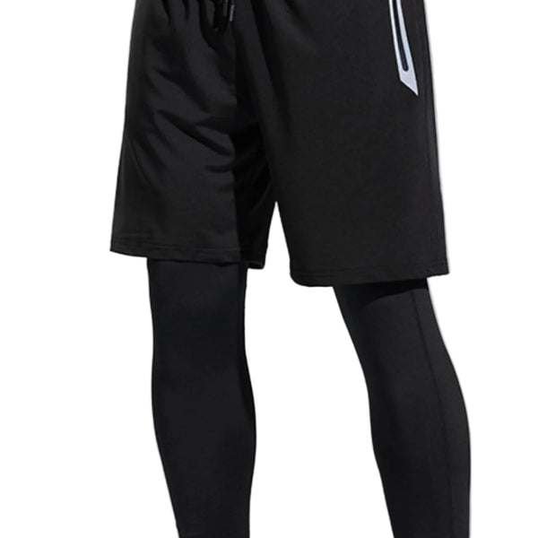 Men’s Elastic Waist Active Shorts - Move Free - My Wear Clothing Co