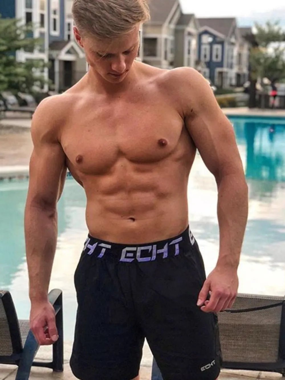 Men's Elastic Waist Shorts with Pockets – Street Flex Edition - My Wear Clothing Co