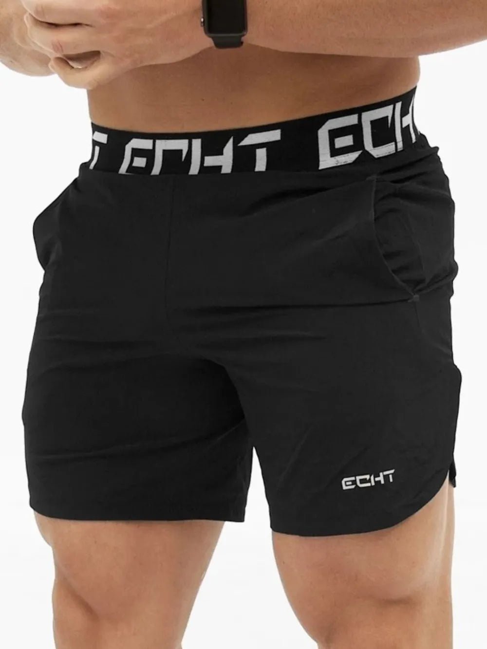 Men's Elastic Waist Shorts with Pockets – Street Flex Edition - My Wear Clothing Co