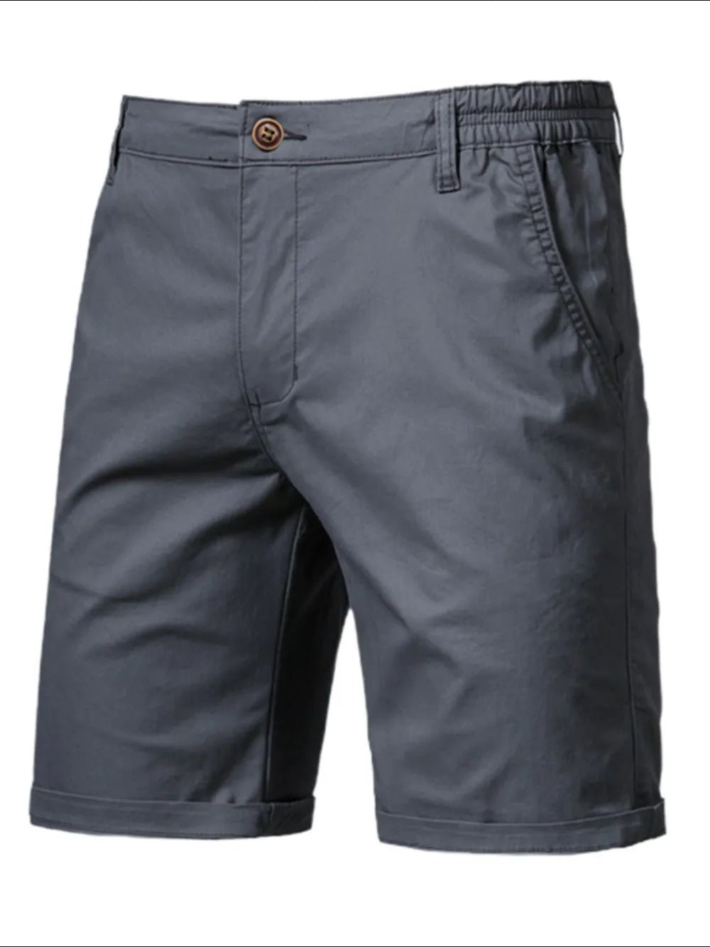 Men's Elastic Waist Shorts with Pockets - My Wear Clothing Co