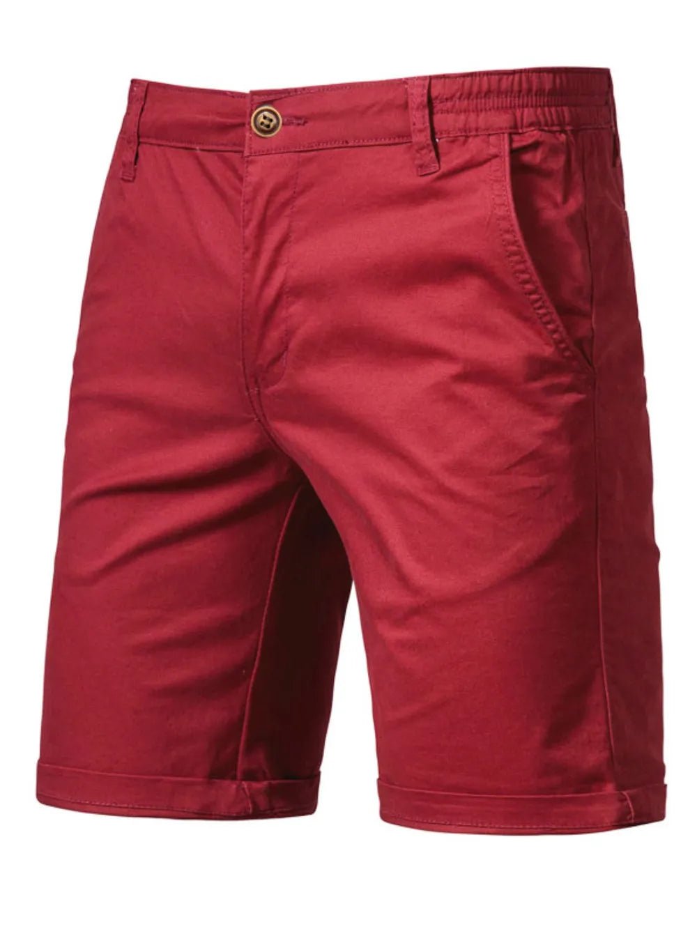 Men's Elastic Waist Shorts with Pockets - My Wear Clothing Co