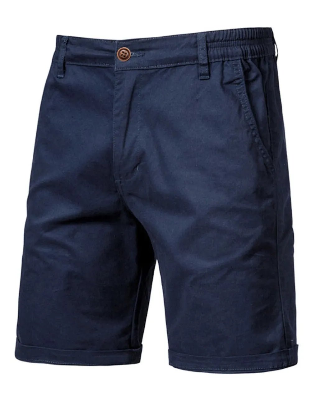 Men's Elastic Waist Shorts with Pockets - My Wear Clothing Co